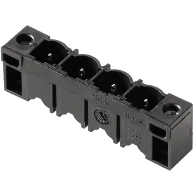 Pin header, 8 pole, pitch 7.62 mm, straight, black, 1140930000 - 1