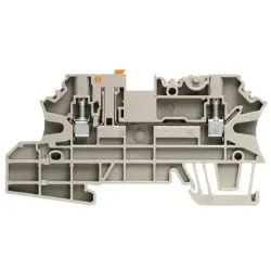 Disconnect/test-disconnect terminal block, screw connection, 0.5-4.0 mm², 20 A, 8 kV, dark beige, 1143020000