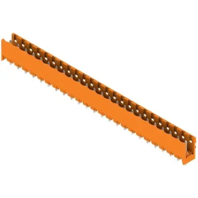 Pin header, 24 pole, pitch 5.08 mm, straight, orange, 1146710000 - 1