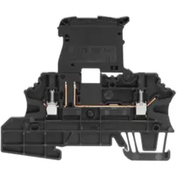 Fuse terminal block, 2 pole, 0.5-2.5 mm², 500 V, 6.3 A, 1162920000