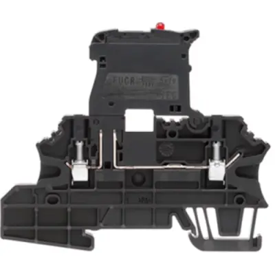 Fuse terminal block, 2 pole, 0.5-2.5 mm², 36 V, 6.3 A, 1162930000 - 1