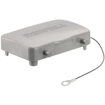 Cover cap, size B32, die-cast aluminum, cross bow locking, IP65, 1165790000 - 1