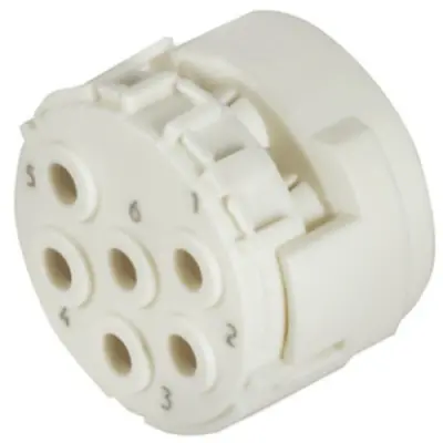 Plug, M23, 6 pole, crimp connection, 1170000000 - 1