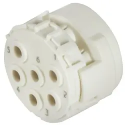Socket insert, M23, 7 pole, 1170040000