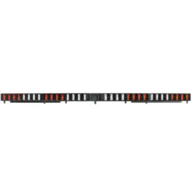 Patch distribution terminal, push-in connection, 0.5-1.5 mm², 64 pole, 6 A, 4 kV, black, 1173650000 - 1
