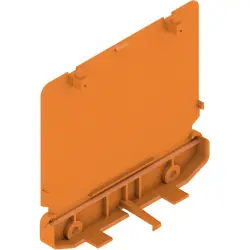 End plate, PA, (L x W x H) 108.2 x 27.2 x 103.6 mm, orange, 1185460000