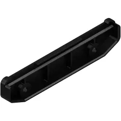 End plate, PA, (L x W x H) 108.2 x 21.5 x 21.9 mm, black, 1189870000