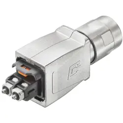 FO plug, SC, POF, black, 1191550000