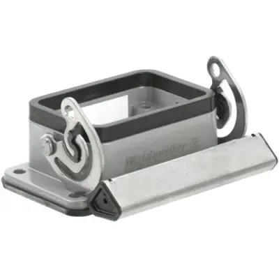 Surface mount housing, size B6, die-cast aluminum, longitudinal bow locking, IP65, 1202100000 - 1