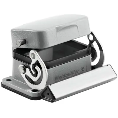 Surface mount housing, size B6, die-cast aluminum, longitudinal bow locking, IP65, 1202500000 - 1