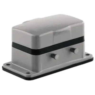 Surface mount housing, size B10, die-cast aluminum, cross bow locking, IP65, 1205600000 - 1