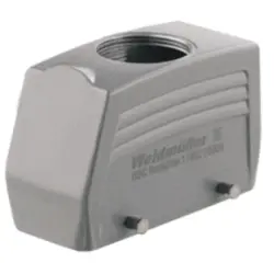 Grommet housing, size D40, die-cast aluminum, 2 x M25, straight, cross bow locking, IP65, 1208380000