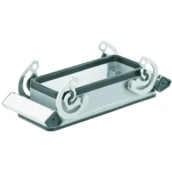 Surface mount housing, size B16, die-cast aluminum, cross bow locking, IP65, 1208600000