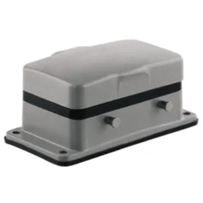 Surface mount housing, size B16, die-cast aluminum, cross bow locking, IP65, 1209200000 - 1