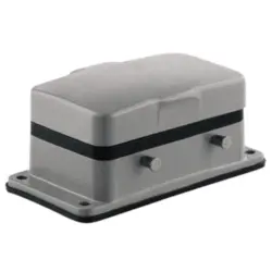 Surface mount housing, size B16, die-cast aluminum, cross bow locking, IP65, 1209200000