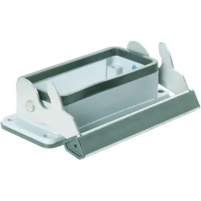 Surface mount housing, size B16, die-cast aluminum, longitudinal bow locking, IP65, 1209700000 - 1