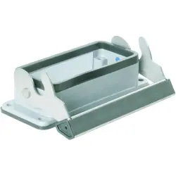 Surface mount housing, size B16, die-cast aluminum, longitudinal bow locking, IP65, 1209700000