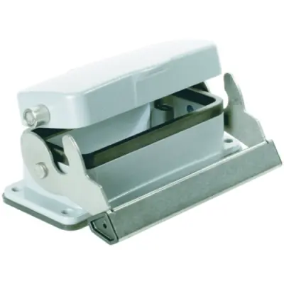 Surface mount housing, size B16, die-cast aluminum, longitudinal bow locking, IP65, 1210100000 - 1