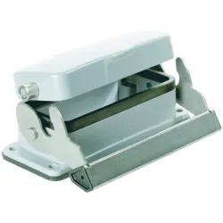 Surface mount housing, size B16, die-cast aluminum, longitudinal bow locking, IP65, 1210100000
