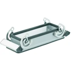 Surface mount housing, size B24, die-cast aluminum, cross bow locking, IP65, 1212400000