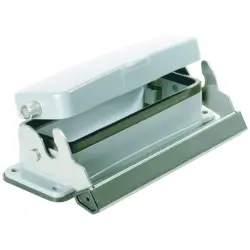Surface mount housing, size B24, die-cast aluminum, longitudinal bow locking, IP65, 1214300000