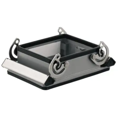 Surface mount housing, size B32, die-cast aluminum, cross bow locking, IP65, 1217800000 - 1