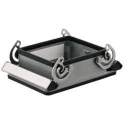 Surface mount housing, size B32, die-cast aluminum, cross bow locking, IP65, 1217800000