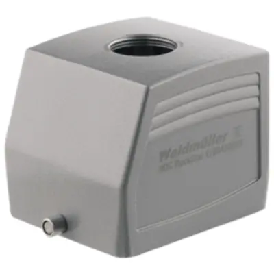 Grommet housing, size B32, die-cast aluminum, PG29, straight, longitudinal bow locking, IP65, 1219300000 - 1