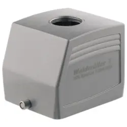 Grommet housing, size B32, die-cast aluminum, PG29, straight, longitudinal bow locking, IP65, 1219300000