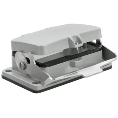 Surface mount housing, size B48, die-cast aluminum, longitudinal bow locking, IP65, 1222900000 - 1