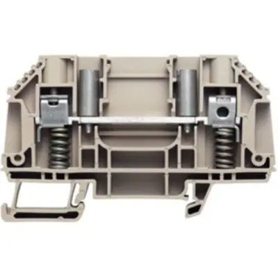 Disconnect/test-disconnect terminal block, screw connection, 0.5-6.0 mm², 41 A, dark beige, 1238920000 - 1