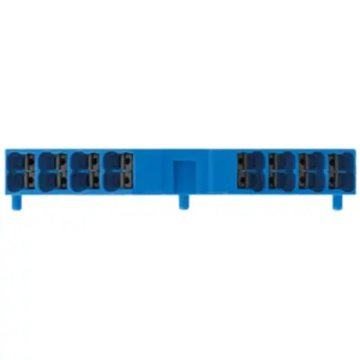 Potential distribution terminal, push-in connection, 0.5-1.5 mm², 16 pole, 17.5 A, 4 kV, blue, 1267910000 - 1