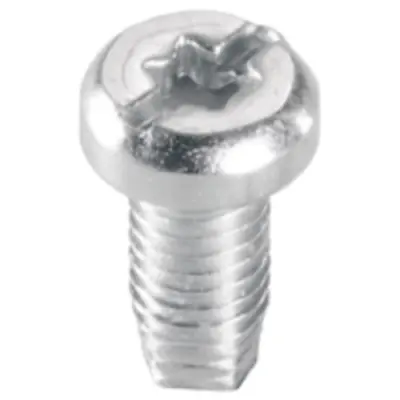 Screw, straight, steel, (W x H x D) 8.5 x 13.3 x 8.5 mm, silver, 1274150000 - 1