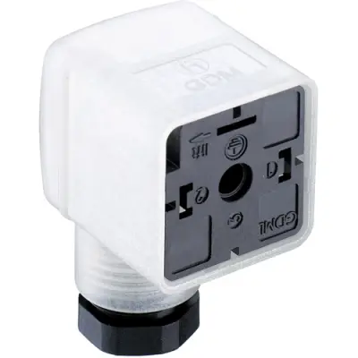 Valve connector, DIN shape A, 2 pole + PE, 24 V, 0.25-1.5 mm², 934888039 - 1