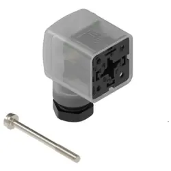 Valve connector, DIN shape A, 2 pole + PE, 24 V, 0.25-1.5 mm², 934888146