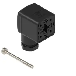 Valve connector, DIN shape A, 3 pole + PE, 230 V, 0.25-1.5 mm², 934888158