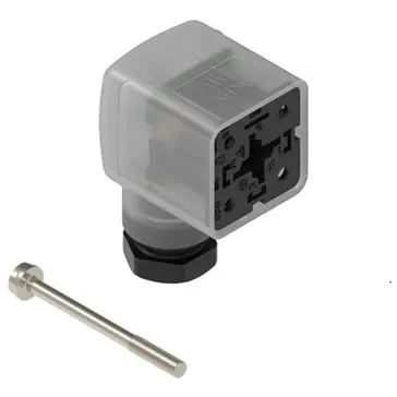 Valve connector, DIN shape A, 3 pole + PE, 24 V, 0.25-1.5 mm², 934888057 - 1