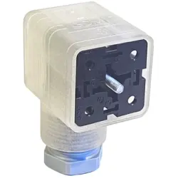 Valve connector, DIN shape A, 2 pole + PE, 24 V, 0.25-1.5 mm², 932446003