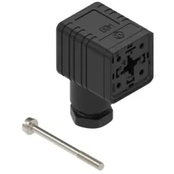 Valve connector, DIN shape A, 2 pole + PE, 250 V, 0.25-1.5 mm², 932329100