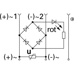 Valve connector, DIN shape A, 2 pole + PE, 24 V, 0.25-1.5 mm², 934411002