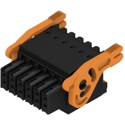 Socket header, 12 pole, pitch 3.5 mm, straight, black, 1278270000