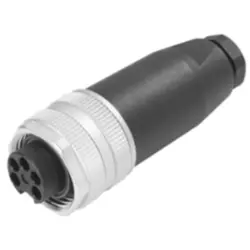 Jack, 7/8", 5 pole, screw connection, straight, 1292000000