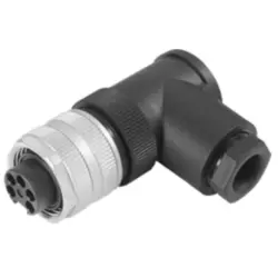 Jack, 7/8", 4 pole, screw connection, angled, 1292070000