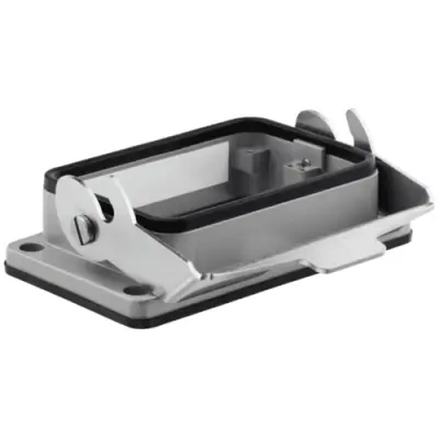 Surface mount housing, size B48, die-cast aluminum, longitudinal bow locking, IP65, 1295600000 - 1