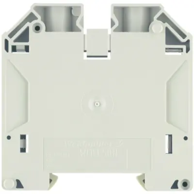 Through terminal block, screw connection, 2 pole, 150 A, 8 kV, black, 1298070000 - 1