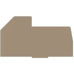 End plate for terminal block, 1305250000