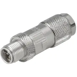 Plug, M12, 8 pole, IDC connection, straight, 1324020000