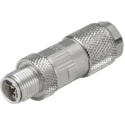 Plug, M12, 8 pole, IDC connection, straight, 1324020000 - 1