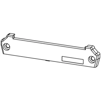 End plate, PA, (L x W x H) 86.4 x 12.3 x 20 mm, orange, 1324260000 - 1