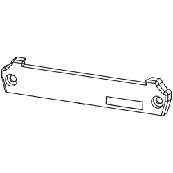 End plate, PA, (L x W x H) 86.4 x 12.3 x 20 mm, orange, 1324260000